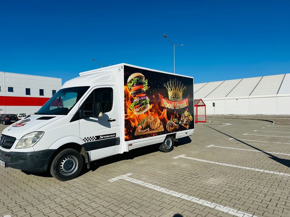 Mercedes sprinter fast food food truck rulota