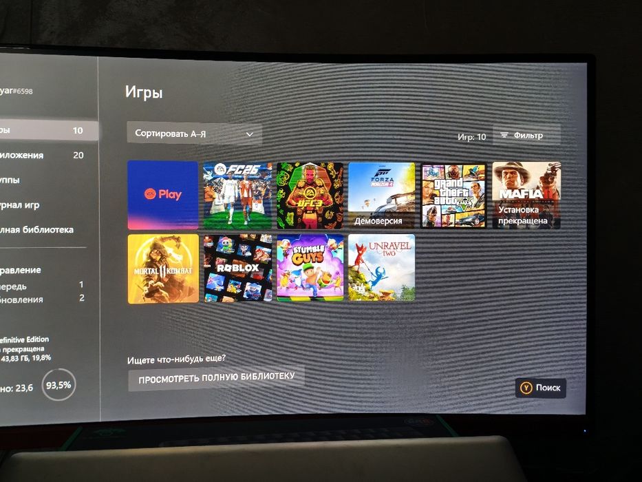Xbox one 60/70 игр