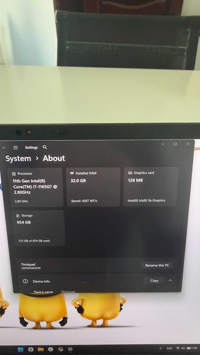 Lenovo ThinkPad X1 Carbon Gen 9, i7-1165G7, 32GB RAM, 1TB SSD