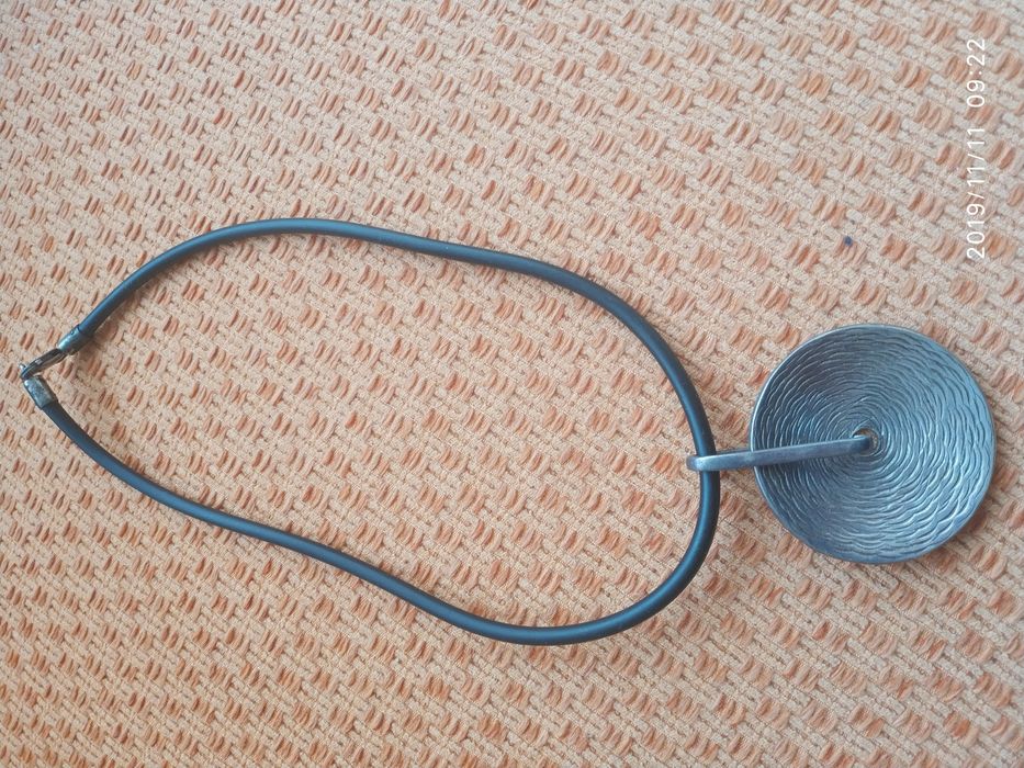 Дизайнерско сребристо колие