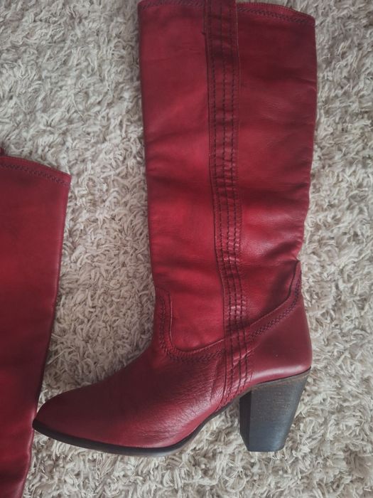 Cizme din piele damă