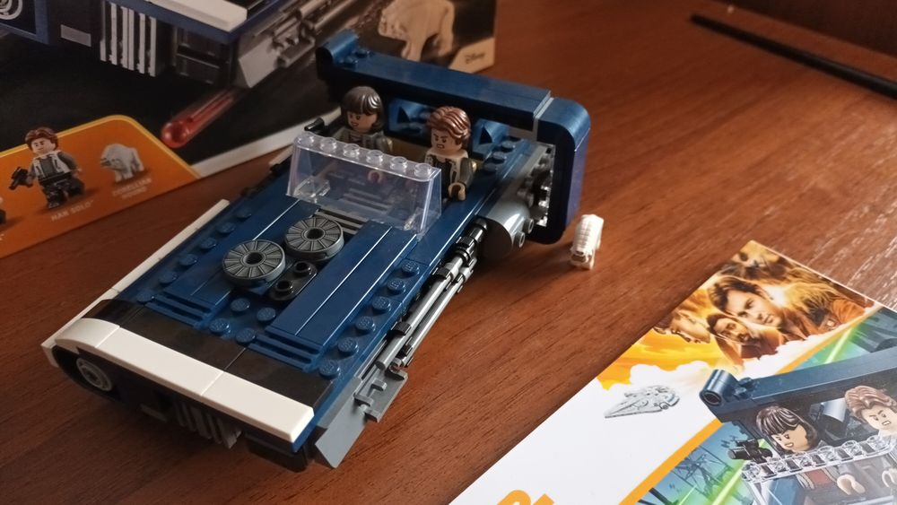 Lego Star Wars 75209 Han Solo's Landspeeder cu cutie si instructiuni
