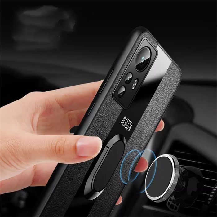 Xiaomi 14T Pro / 14T / 12T Pro / 12T / PORSCHE кожен кейс с пръстен