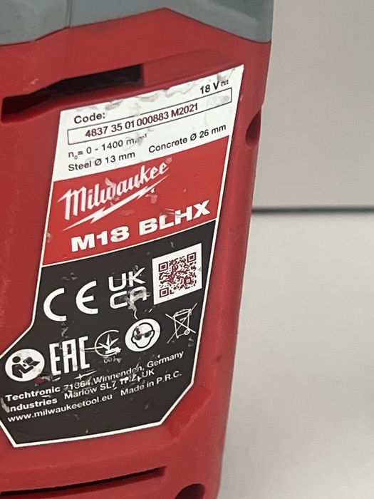 Milwaukee M18 BLHX rotopercutor