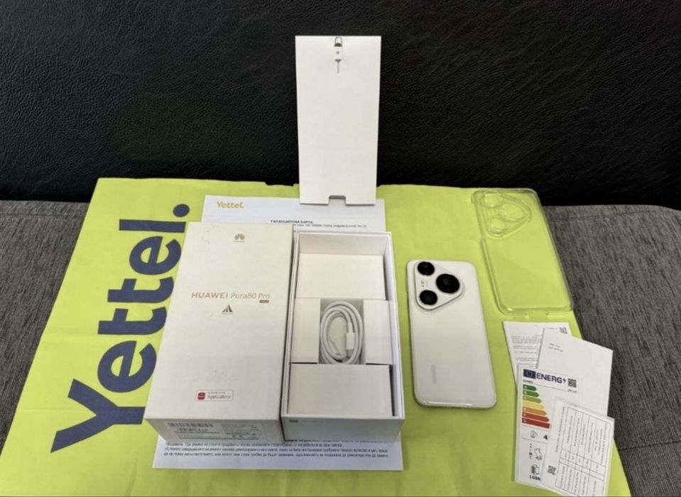 КАТО НОВ 512GB Huawei Pura 80 Pro Yettel Гаранция 2028 White | Бял