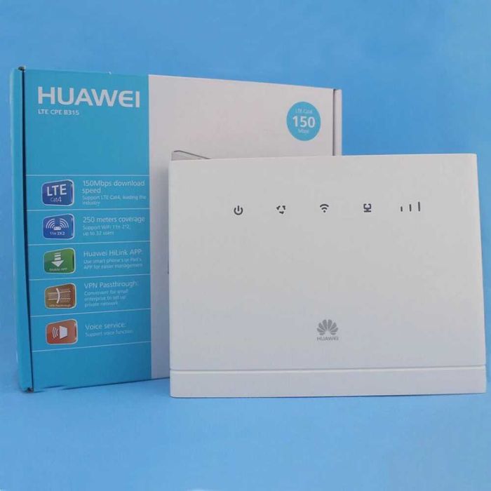 Wi-fi роутер modem (2g/3g/4g/Lte) HUAWEI B315 internet Antenna mimo