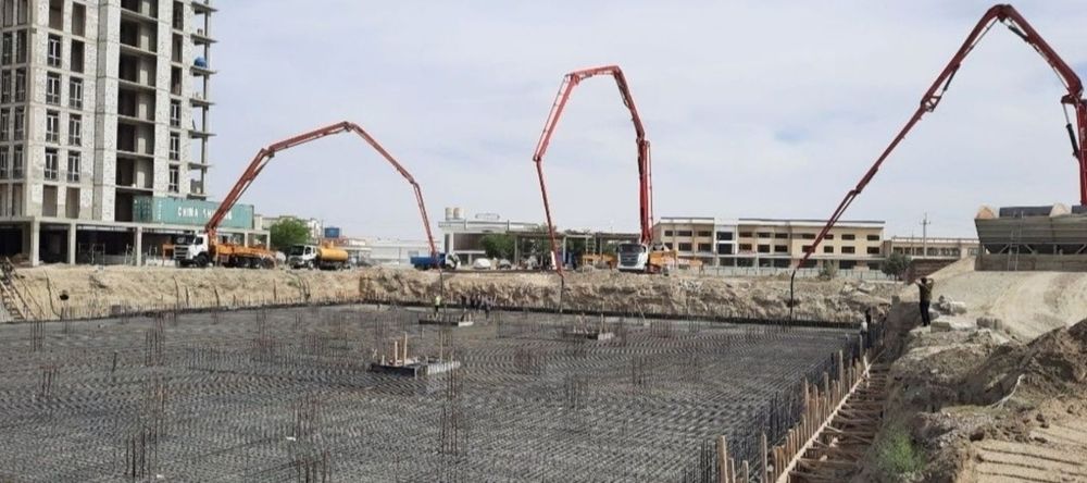 Бетон насос хизмати. Услуга авто бетон насоса.