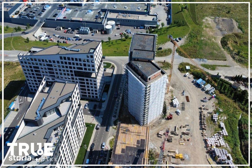 Studio de vânzare, 39m² + 6m² balcon, Skyline City!