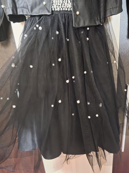 Комплект рокля с елек