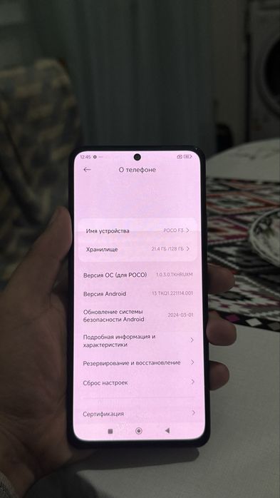 XIAOMI POCO F3 128 GB телефон