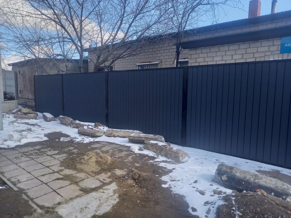 Заборы ворота под ключ