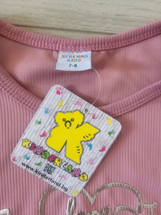 Лятна рокля 134 см и тънко горнище ветровка за 6-7 год и плътна рокля