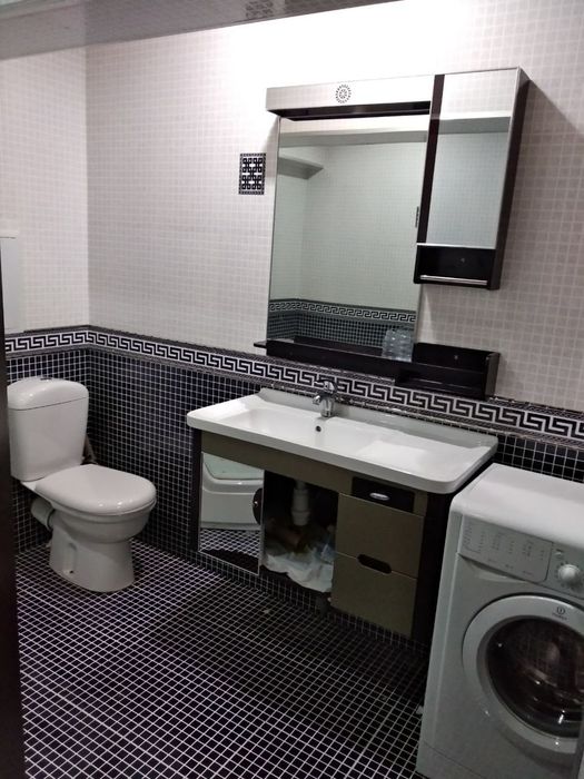 сдаю квартиру (без посредника) метро ойбек евро ремонт +мебел  2/7/9