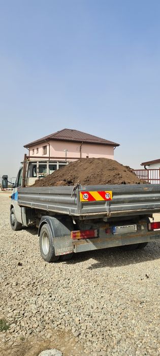 Vand-Transport agregate balastiera, pamant vegetal
