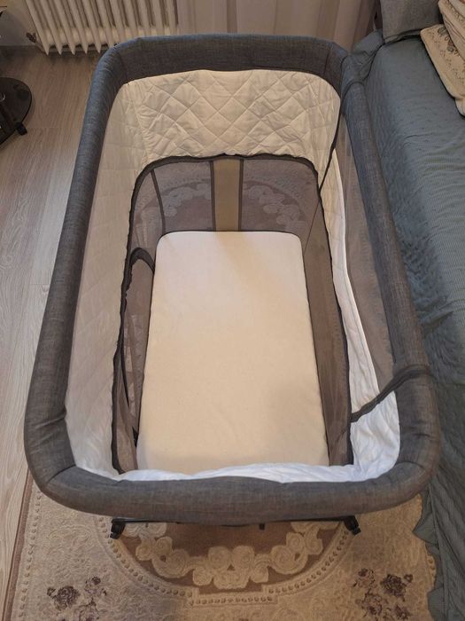 Patut Co-Sleeper si tarc Chipolino Mommy'n Me graphite