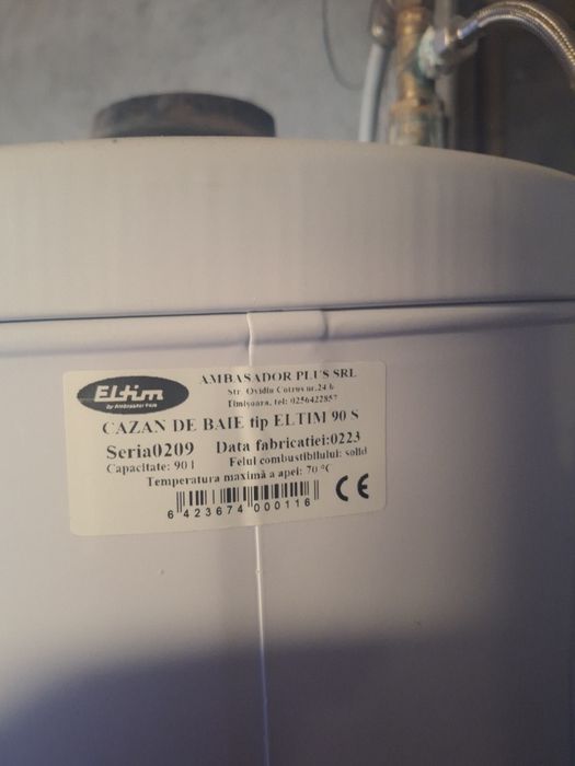 Boiler pe lemn Eltim