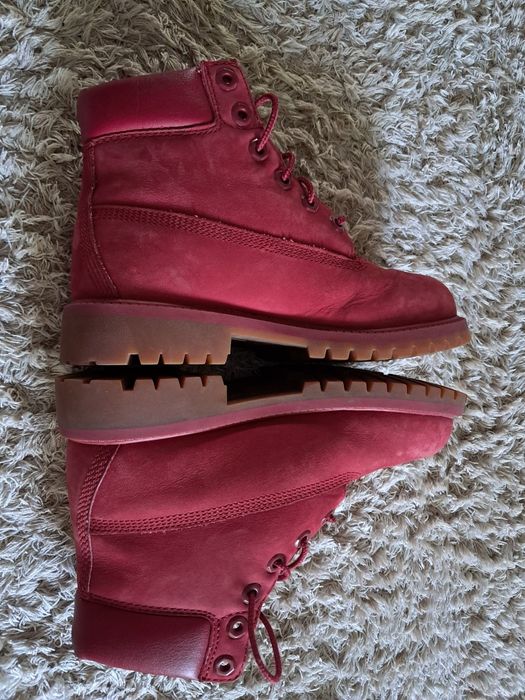 Ghete Timberland piele