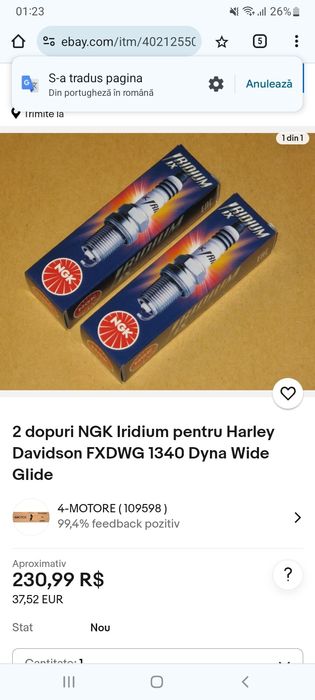 Vand bujie noua m