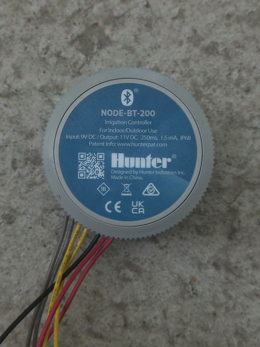 Контроллер автоматического полива Hunter Node BT-200 2 зоны, Bluetooth