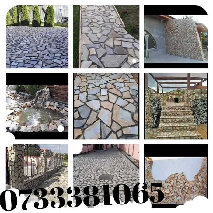 vand si montez piatra naturala de munte