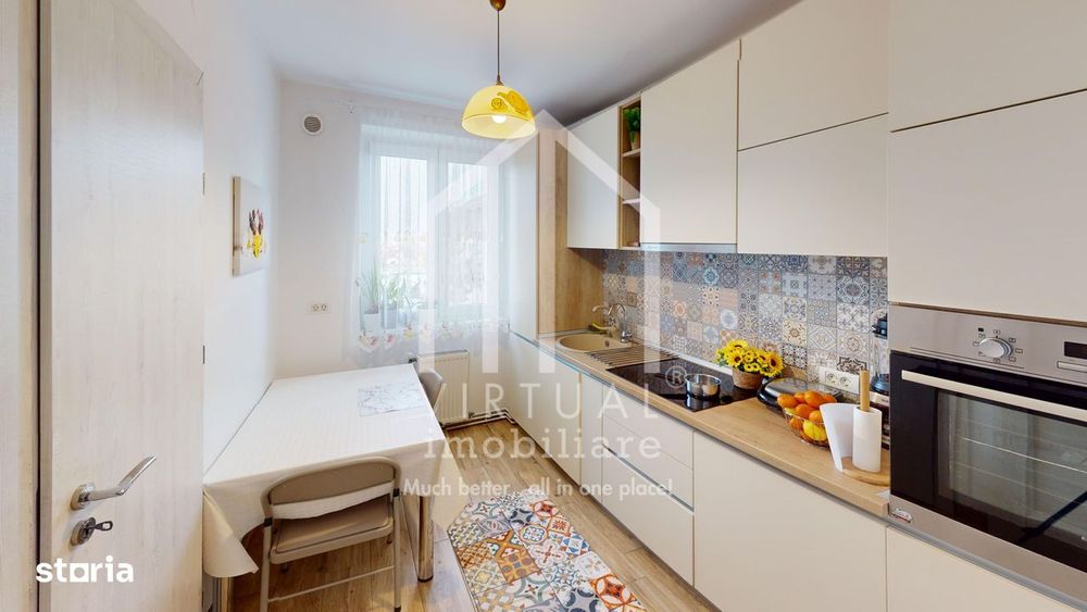 Apartament cu 3 camere, 63mp utili, geamuri tripan,  zona Rahovei