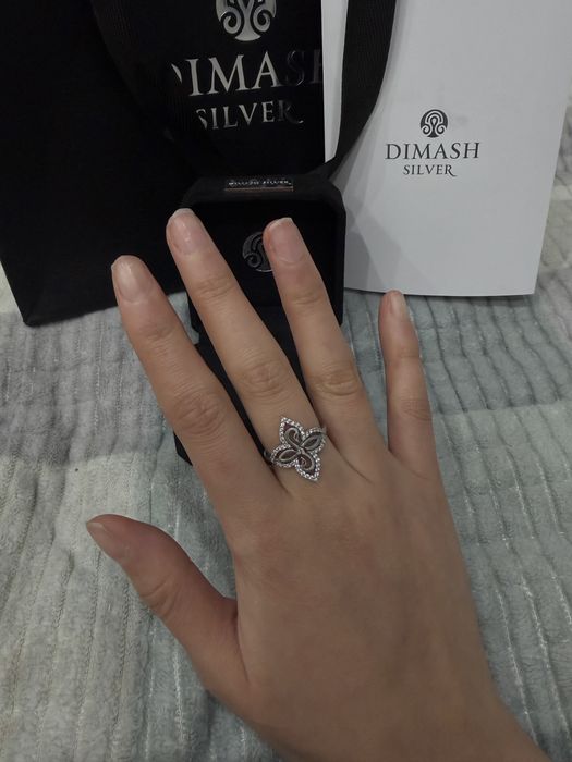 Серебряное кольцо Dimash Silver, 925, почти новое