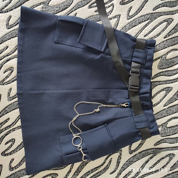 Юбка школьная карго р38 рост 140 до 10 лет