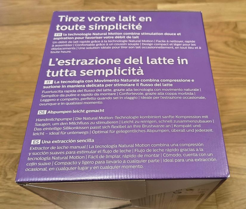 Pompa manuala de san Philips AVENT - sigilata, noua, marime universala