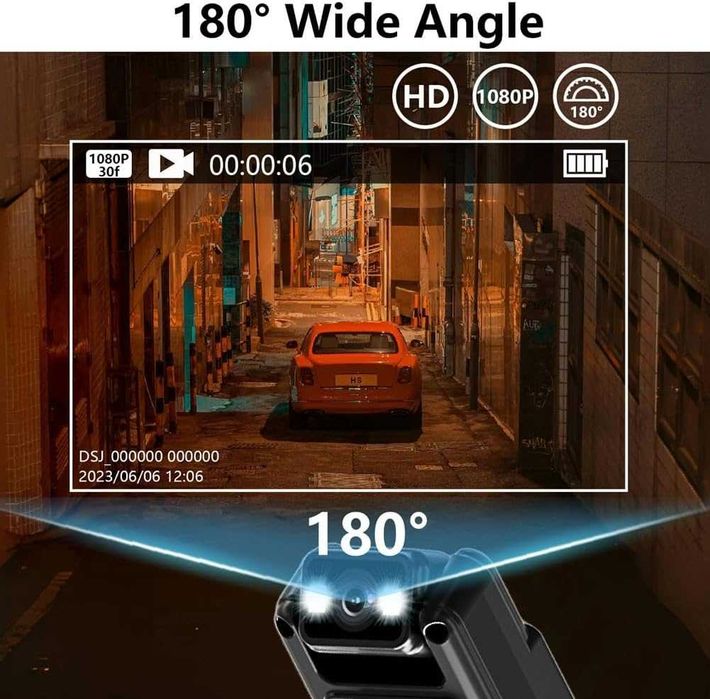 L12 WiFi мини камера 1080P преносим цифров видеорекордер за тяло