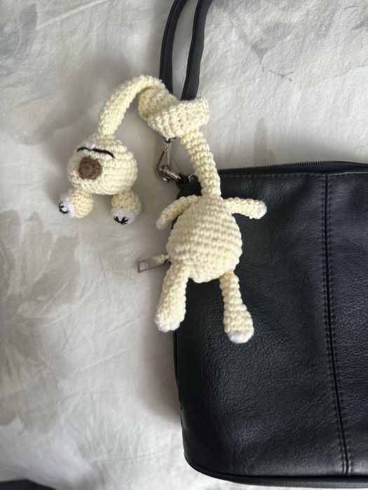 Вязаный брелок-игрушка Сид из Ледникового периода