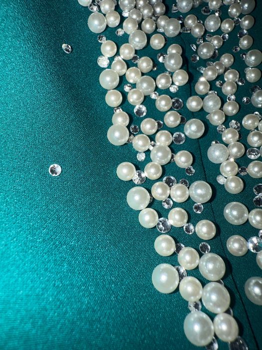 Rochie Elegantă - Verde smarald, ocazii speciale, marime 42/XL