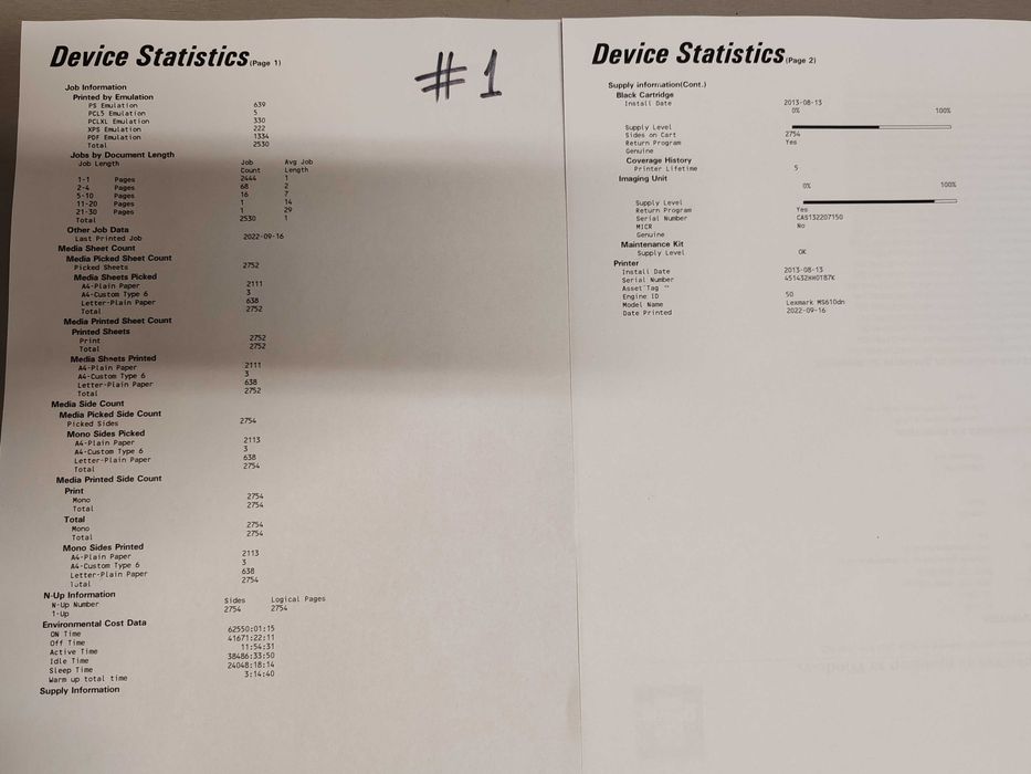 Принтер Lexmark MS510dn