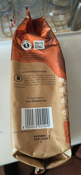 190 килограма LavAzza crema e Aroma original