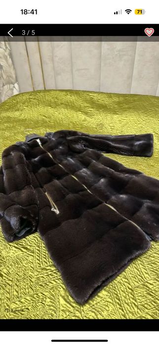 Шуба норковая на замке