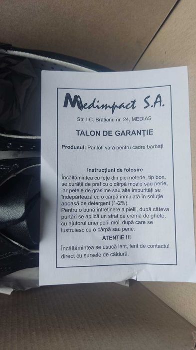 Pantofi vară pentru cadre bărbați, marimea 27