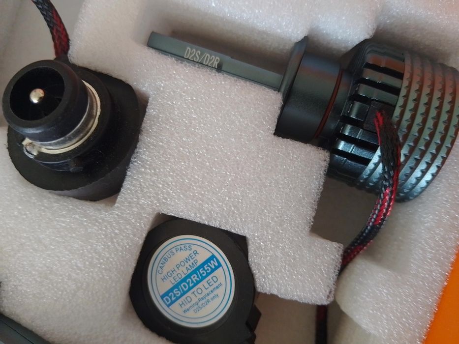 лед крушки 55w 85v 5500lm d2s/d2r