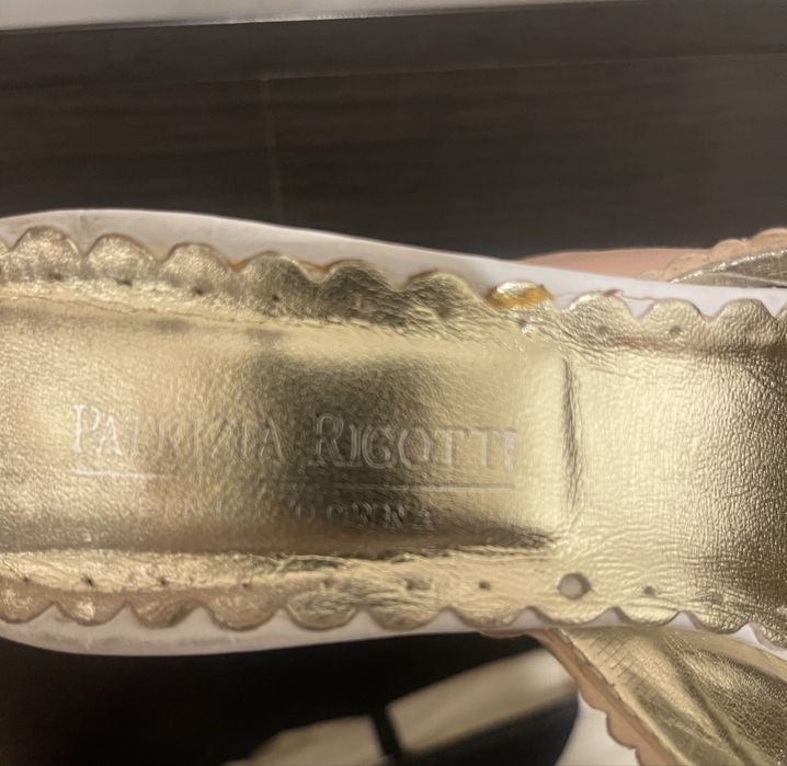 Saboți Patricia Rigotti, eleganți, din piele, mărimea 39