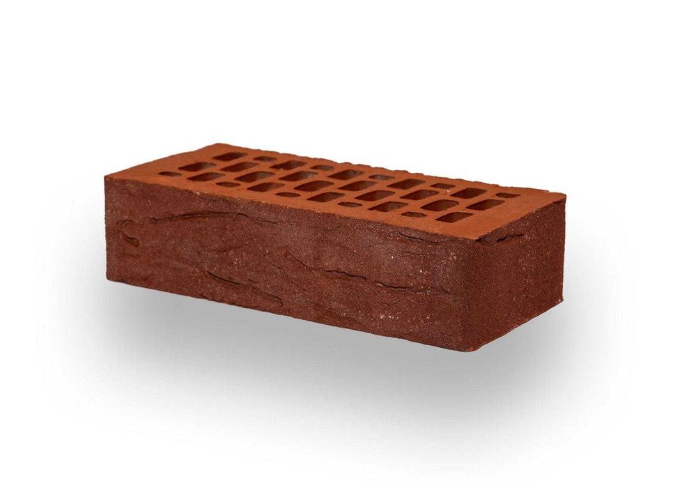 Облицовочный клинкерный кирпич Гранат