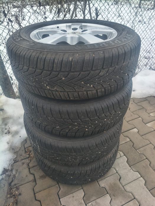 Jante aluminiu 5x114 Dacia Duster cauciucuri iarna 215/65 R16