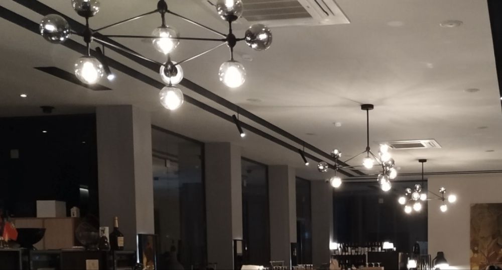 Стильные Черные  Люстры 3 шт