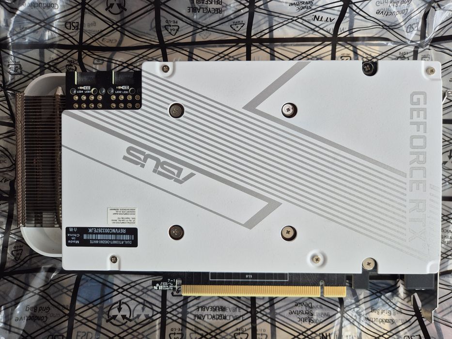 ASUS RTX 3060ti 8GB dual OC white alba cu revizie făcută