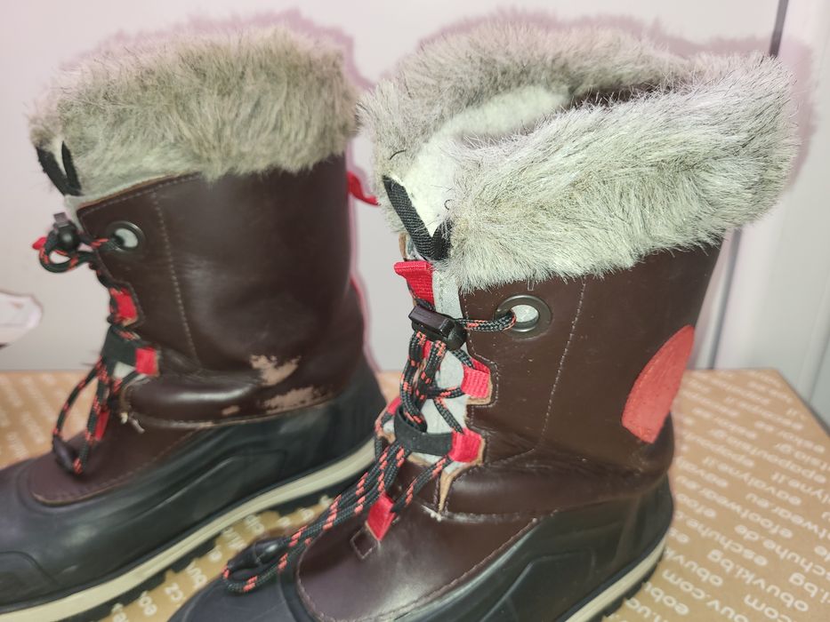 Детски непромокаеми кожени ботуши