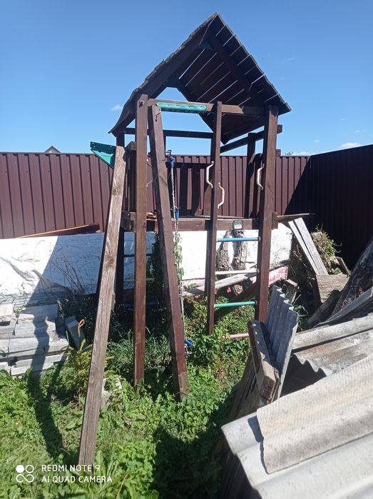 Căsuța și leagăn jungle gym