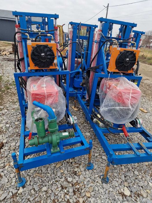 masina de foraj cu 100 metri de prajina,pompa,furtune,sape profi,factu