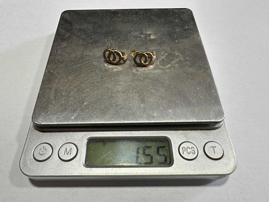 Златни обеци 14К – 1,55г