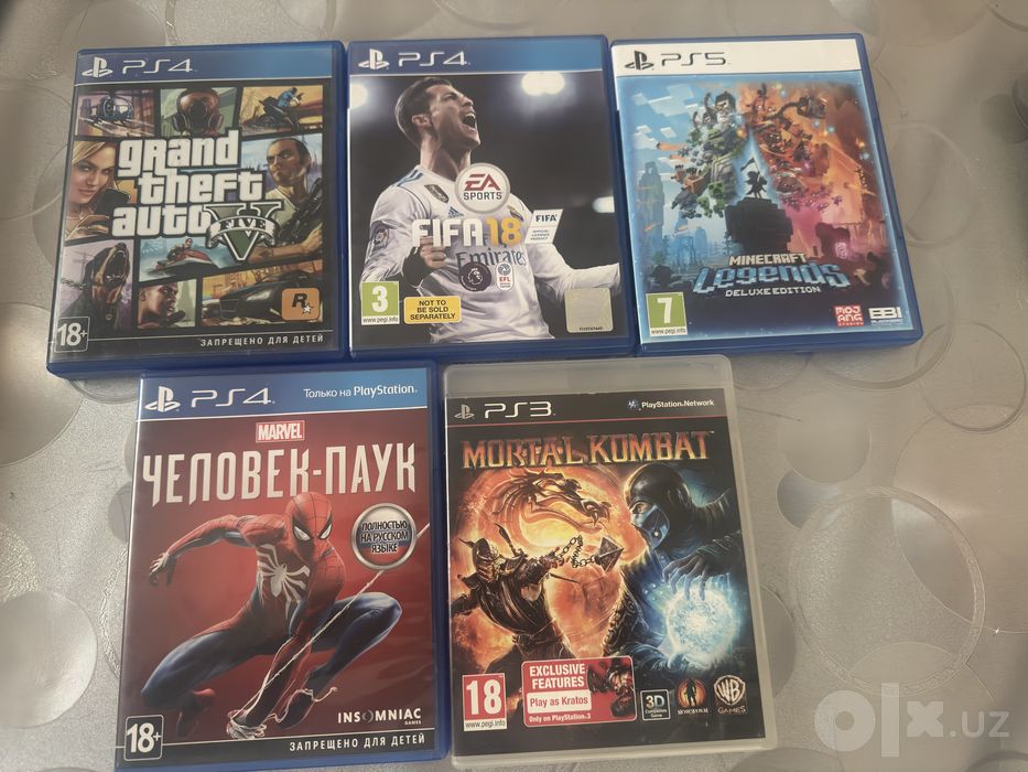 Диски на PS5, PS4, PS3 - Бу в идеальном состоянии