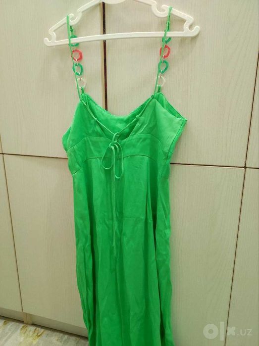 платье сарафан сатиновый  ZARA