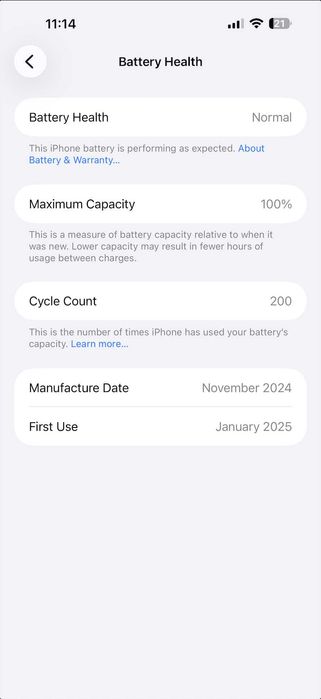 iPhone 16 Pro Max, Black Titanium 256 GB, eSIM - Перфектен