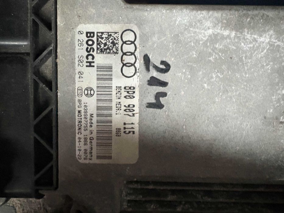Компютър еку ауди а3 2.0тфси 200кс ecu електронен блок двигател