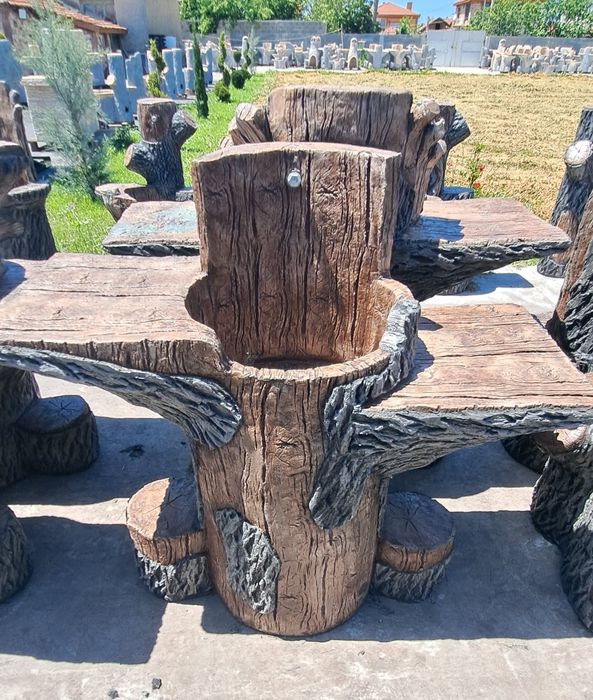 Градинска мивка от щампован бетон